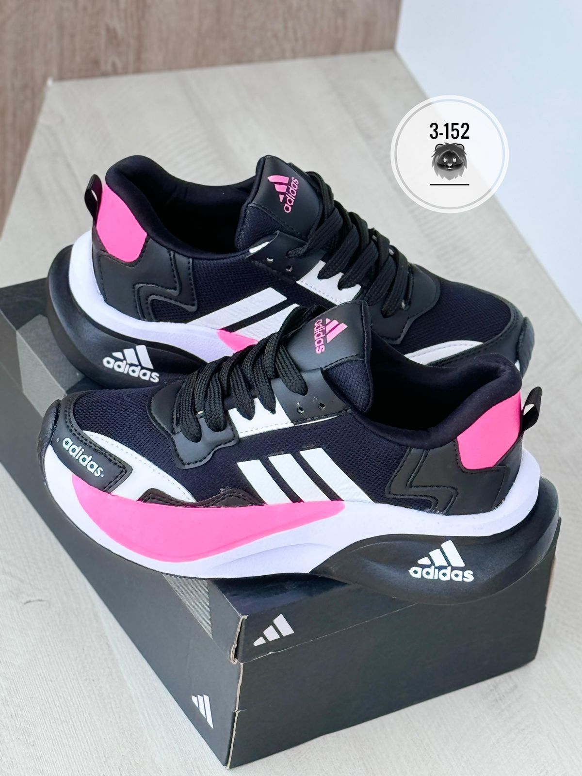 ADIDAS Z NEGRO X ROSA