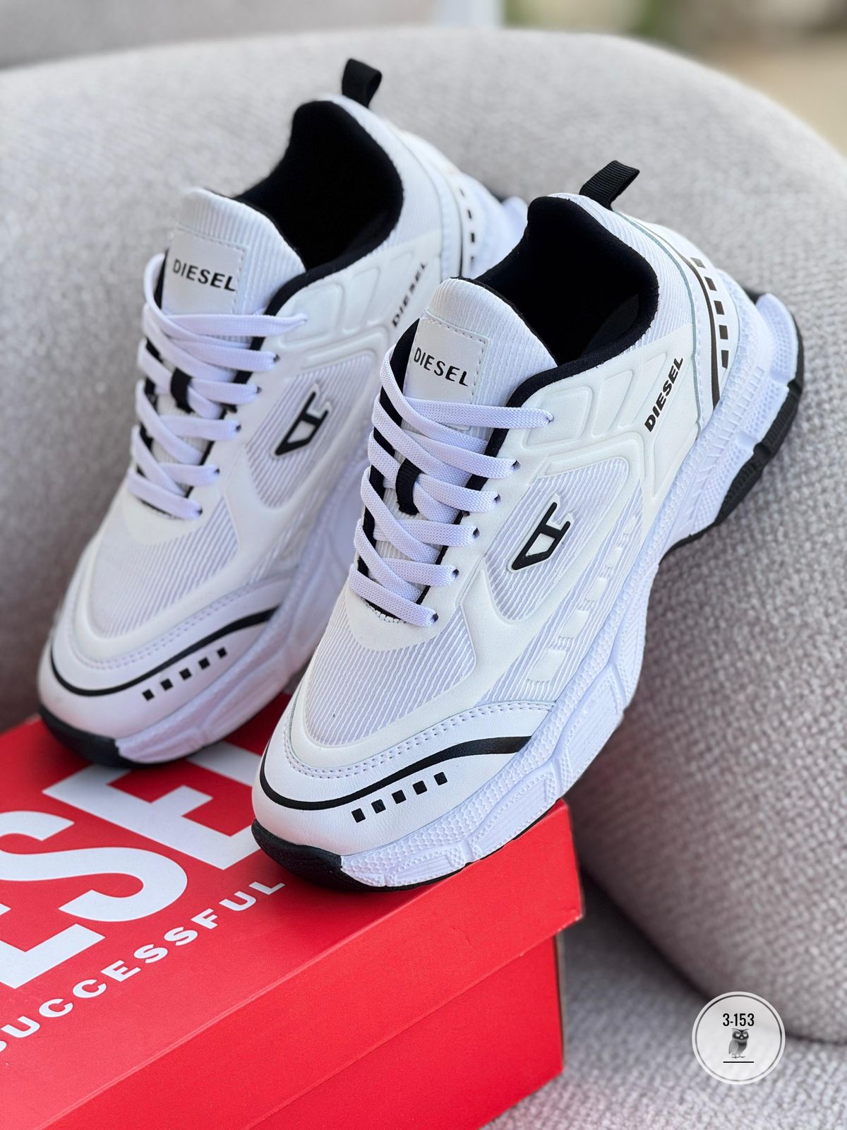 TENIS DIESEL V2 CABALLERO BLANCO